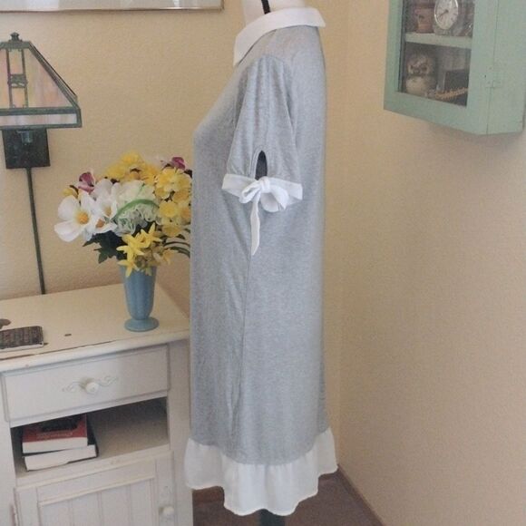 Misia Gray Knit Dress - Picture 4 of 12